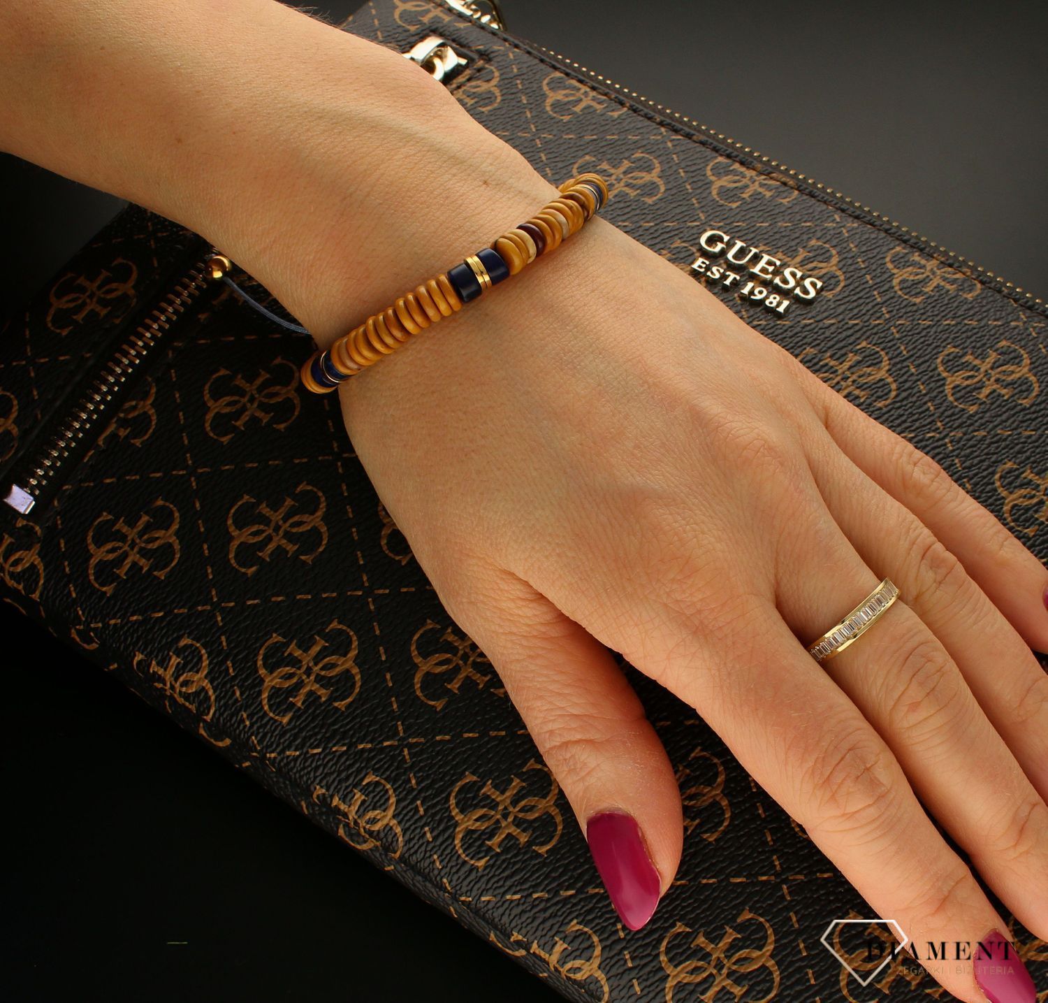 Bransoletka męska Nomination Instict Jasper Piaskowy 027924 082.jpg